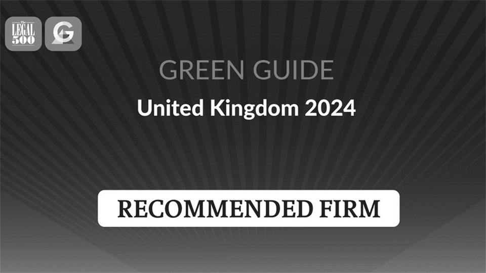 Legal 500: Green Guide - UK 2024