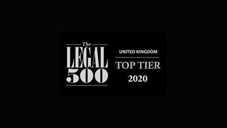 Legal 500 UK, 2020