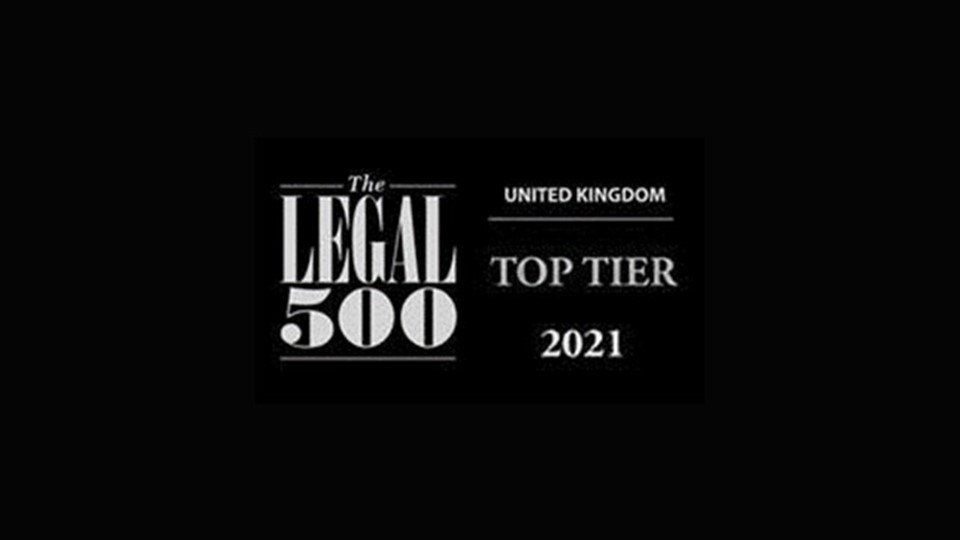 Legal 500 UK, 2021