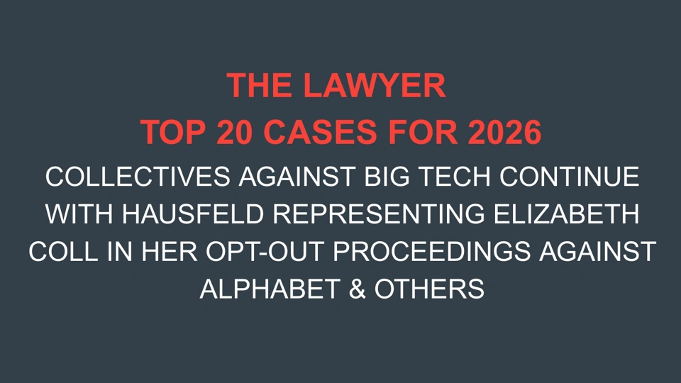 The Lawyer Top 20 Cases 2026